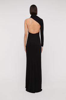 Italian Knit Gown | Black