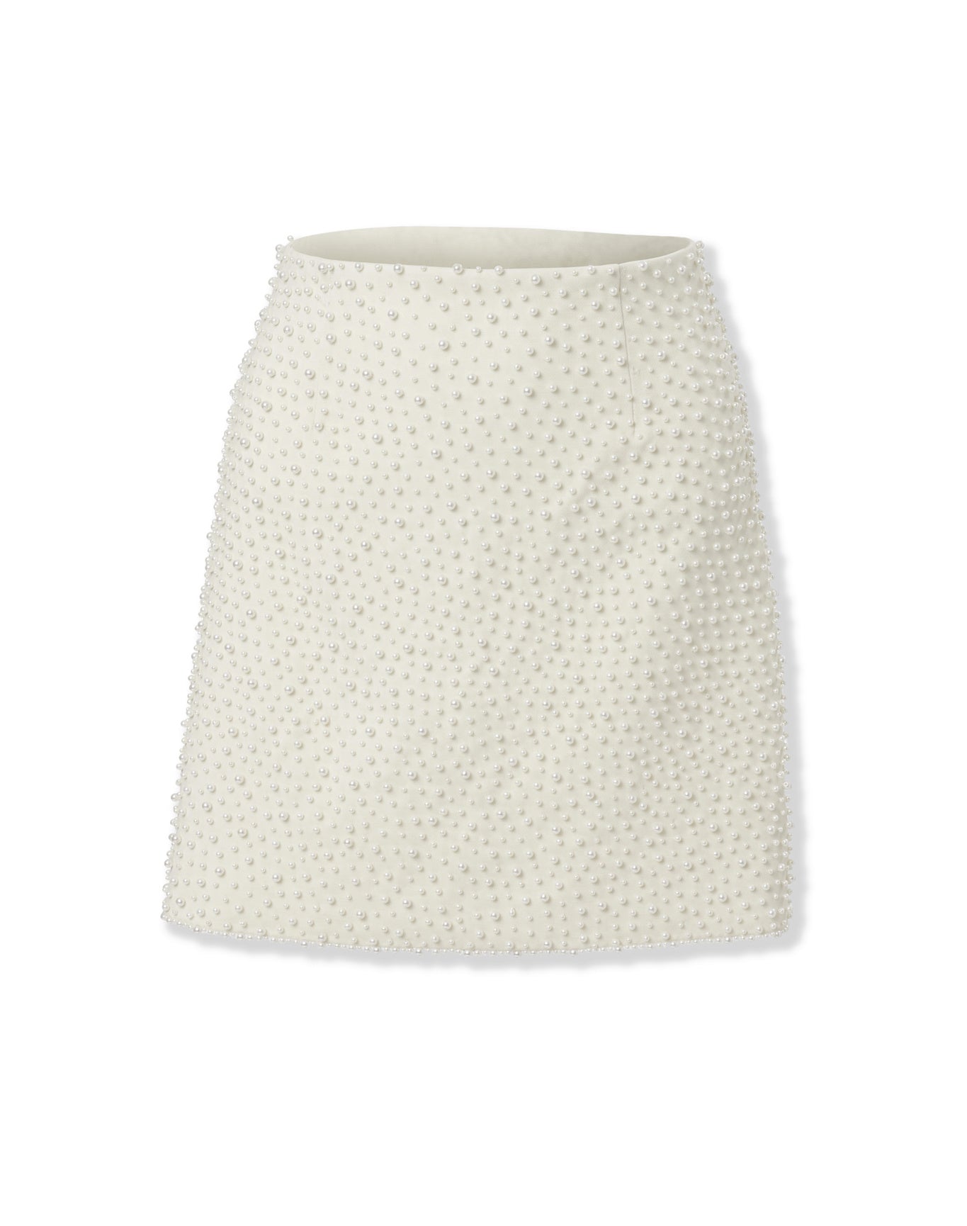 Embroidered Mini Skirt | Ivory