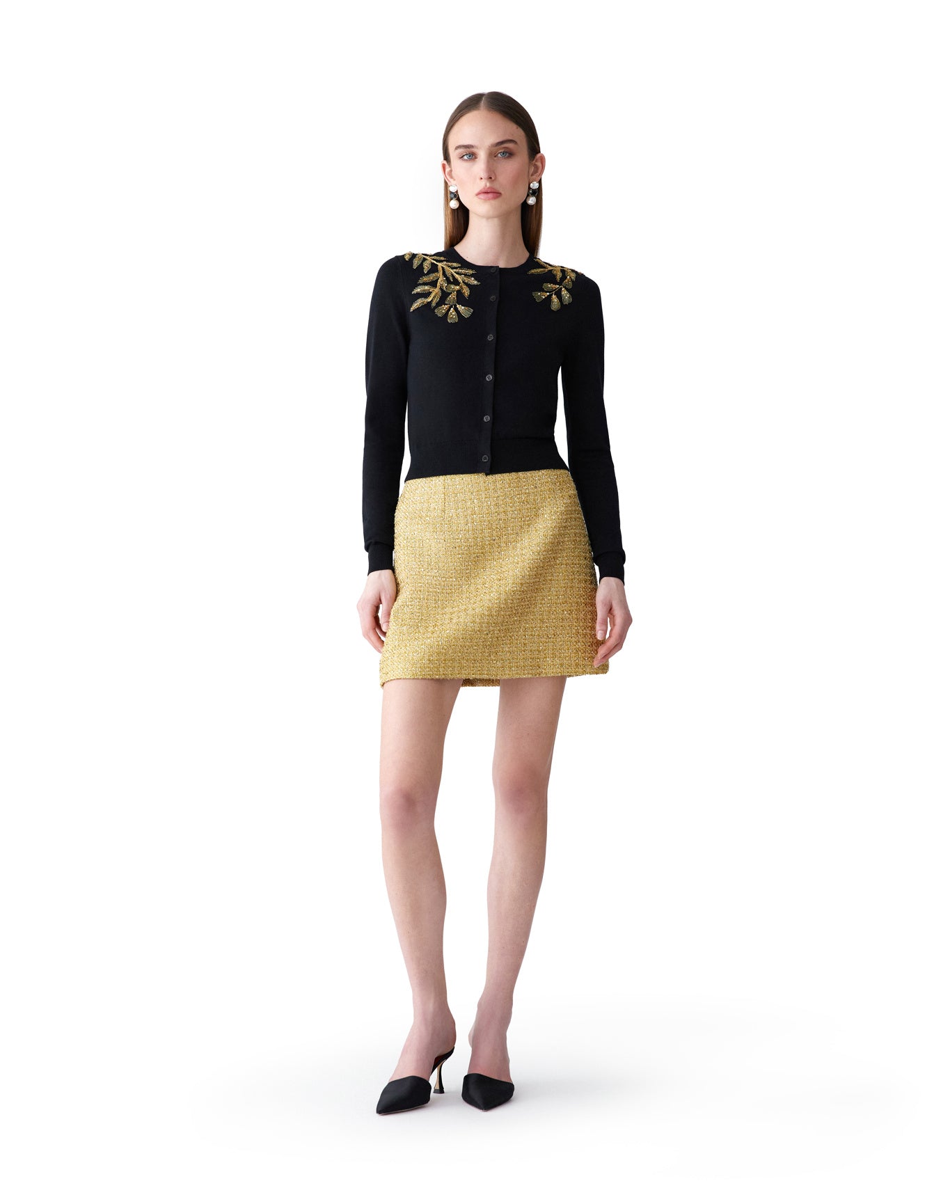 Mini Skirt | Gold
