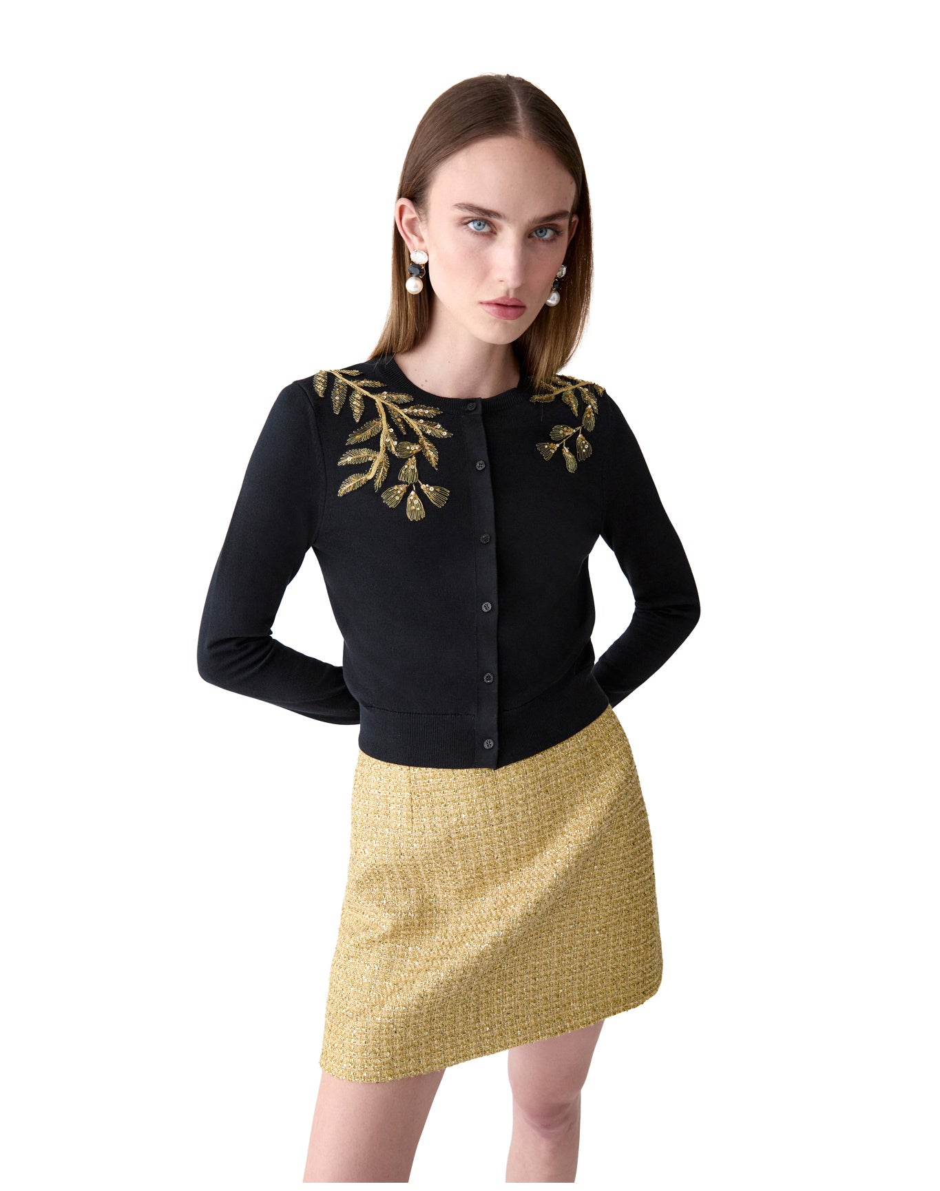 Mini Skirt | Gold