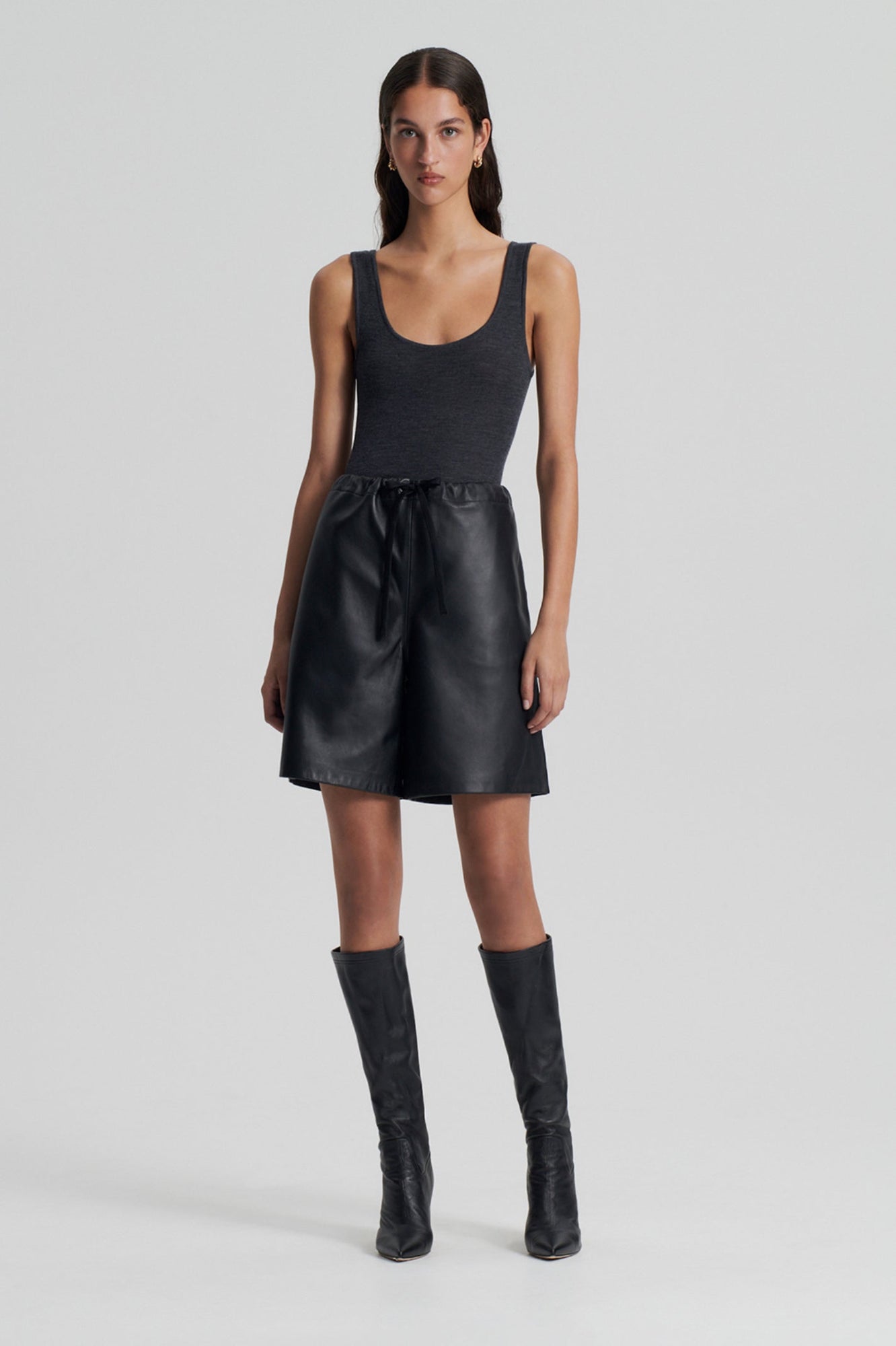 Leather Short | Black