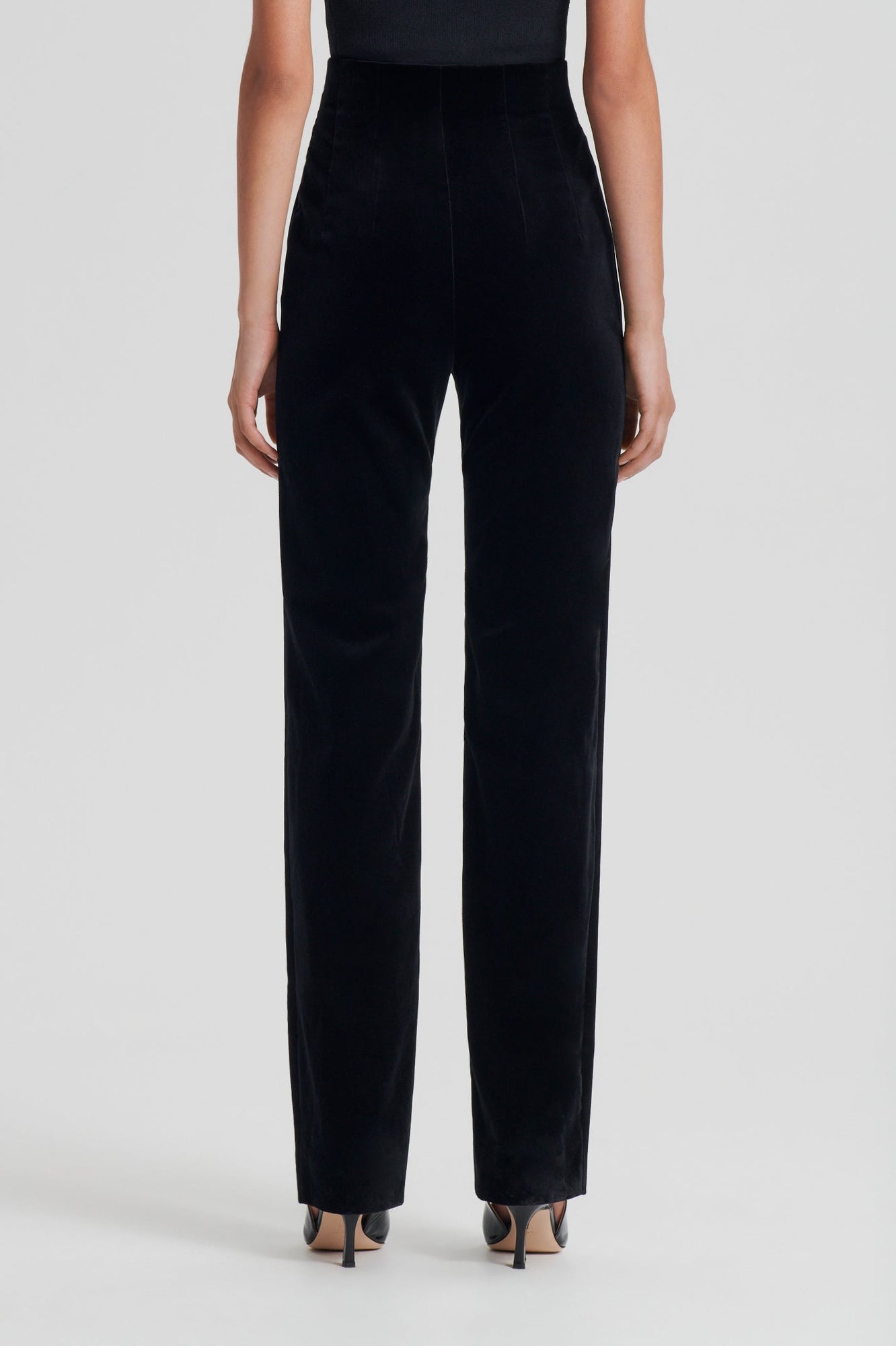 Velvet Trouser | Black