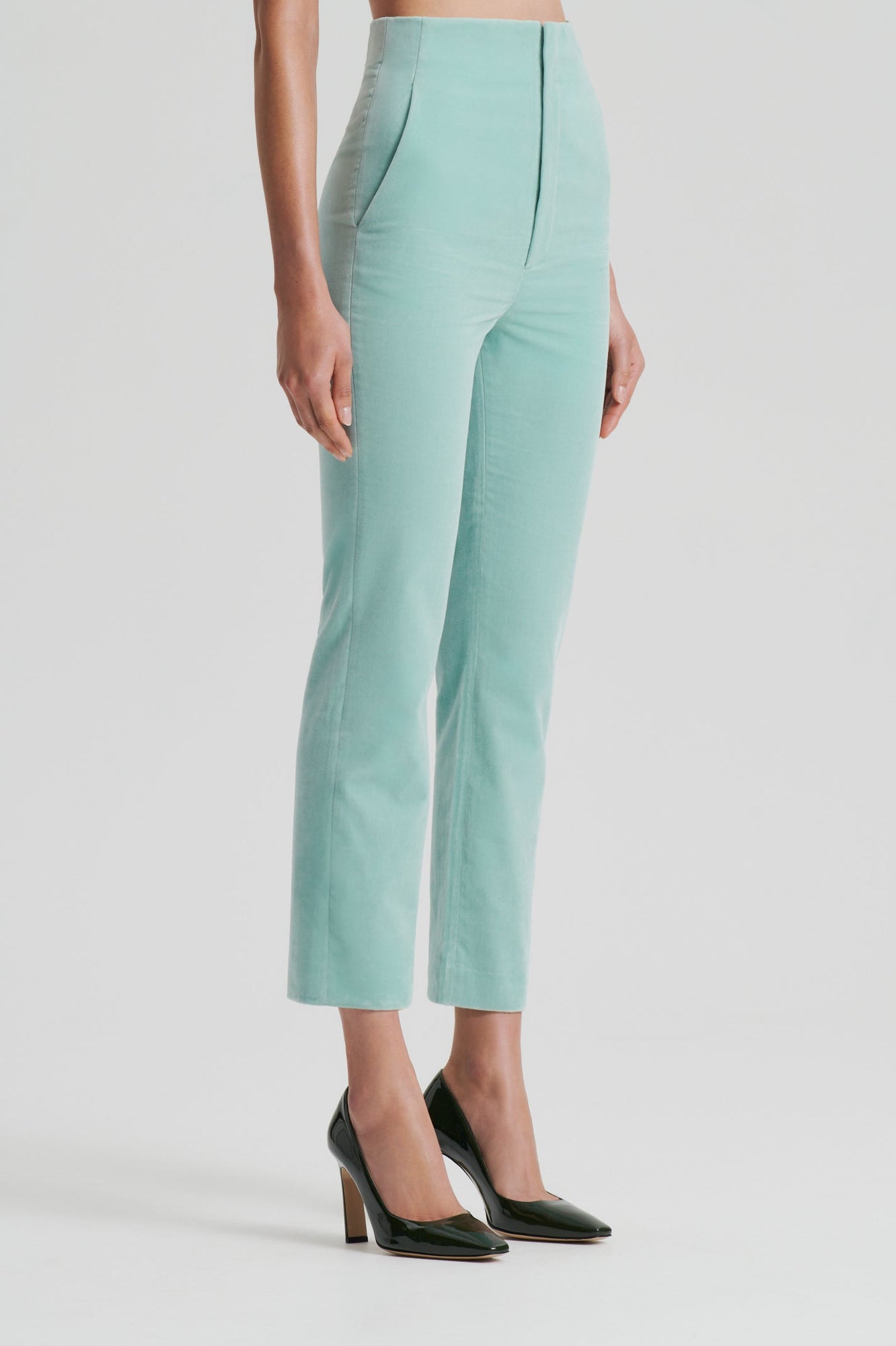 Velvet Trouser | Mint