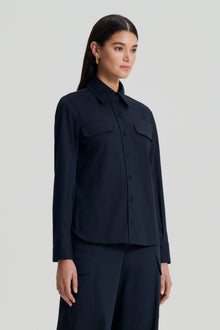 Soft Cargo Shirt | Navy