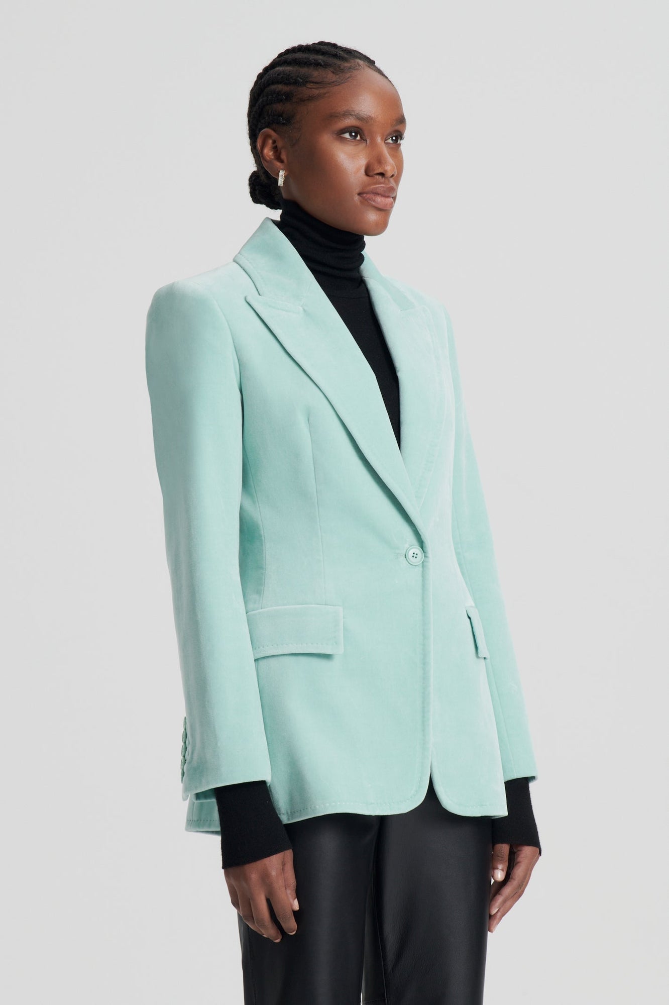 Velvet Jacket | Mint