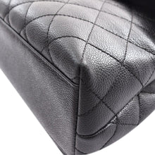 Chanel | Pre-Owned CC Quilted Caviar Kelly Top Handle Bag | Black