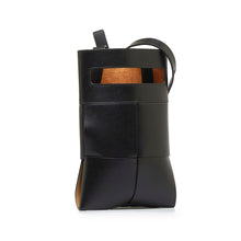 Bottega Veneta | Pre-Owned Maxi Intrecciato Cut Out Crossbody Bag | Black