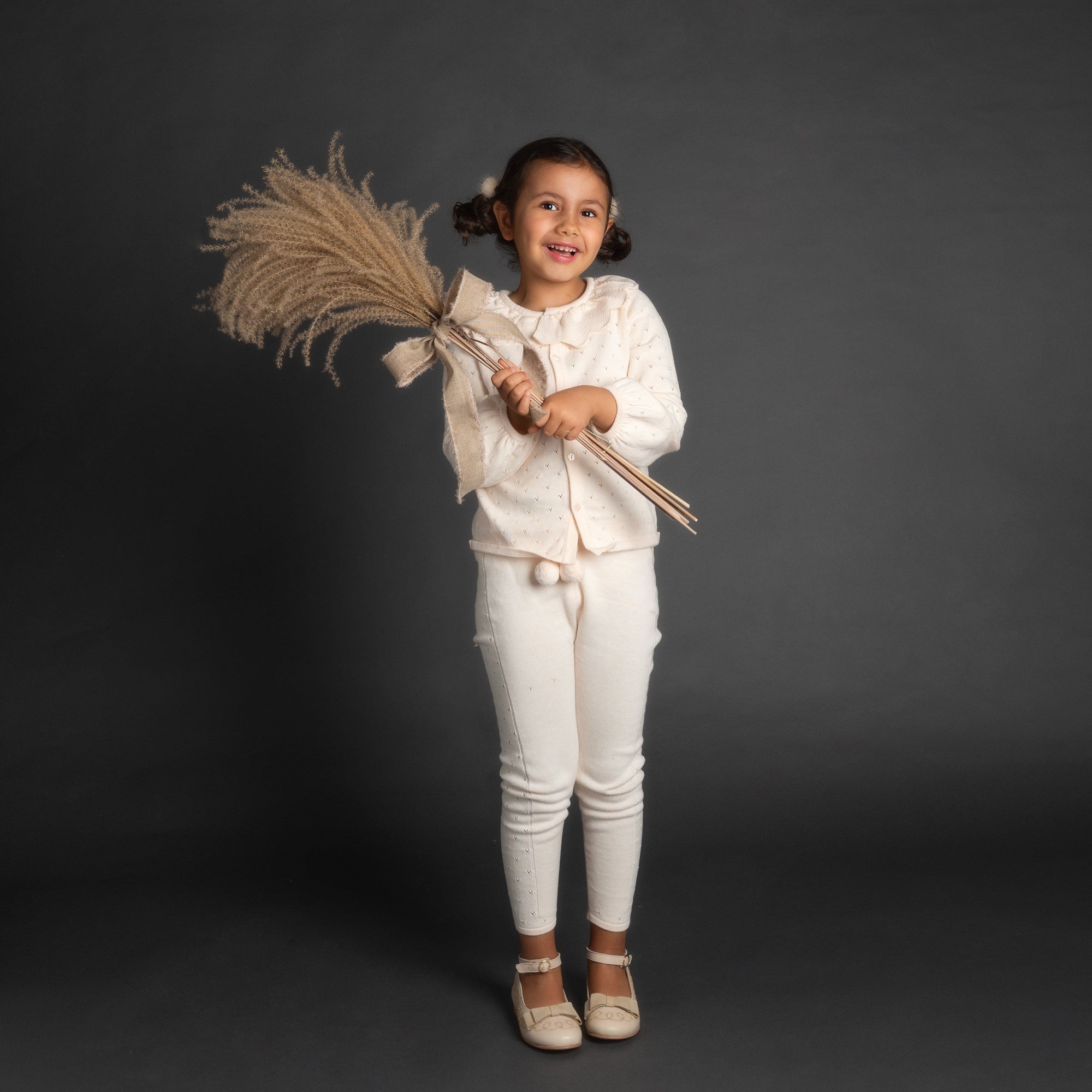 Baby Girls | Melody Popsicle Knit Top and Leggings Set | Cream