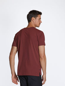 AO Split-Hem Tee | Cabernet Signature-fit PYCA Pro