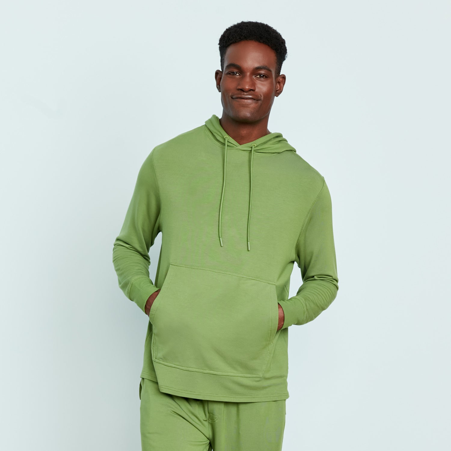 Lightweight Modal French Terry Hoodie | Cactus