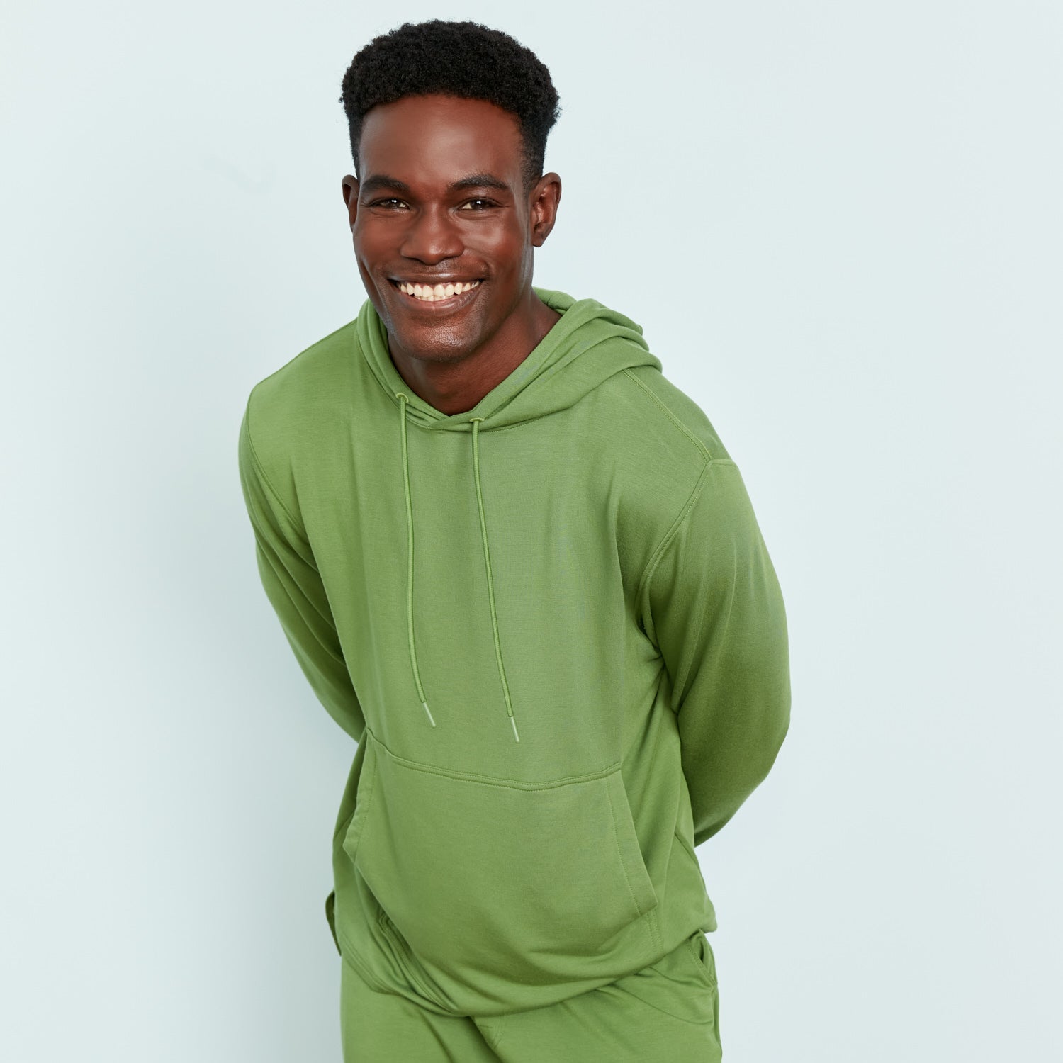 Lightweight Modal French Terry Hoodie | Cactus