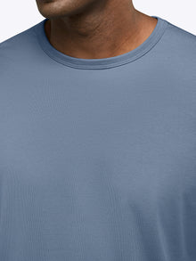 Mens | AO Forever Long Sleeve Tee | Classic-Fit PYCA Pro | Cadet Blue