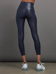High Rise 7/8 Legging in Takara Shine | Navy Blazer