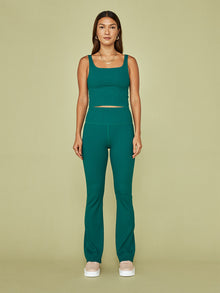Ribbed Flare | Malachite