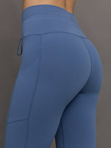 High Rise Sport Pocket Legging in Melt | Blue Horizon