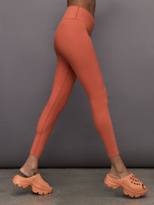Carbon38 | High Rise Legging in Melt | Burnt Sienna