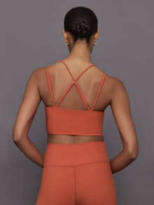 Carbon38 | Strappy Bra in Melt | Burnt Sienna