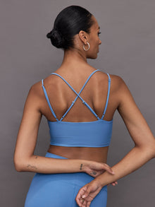 Strappy Bra in Melt | Coronet Blue