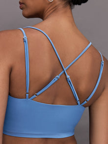 Strappy Bra in Melt | Coronet Blue