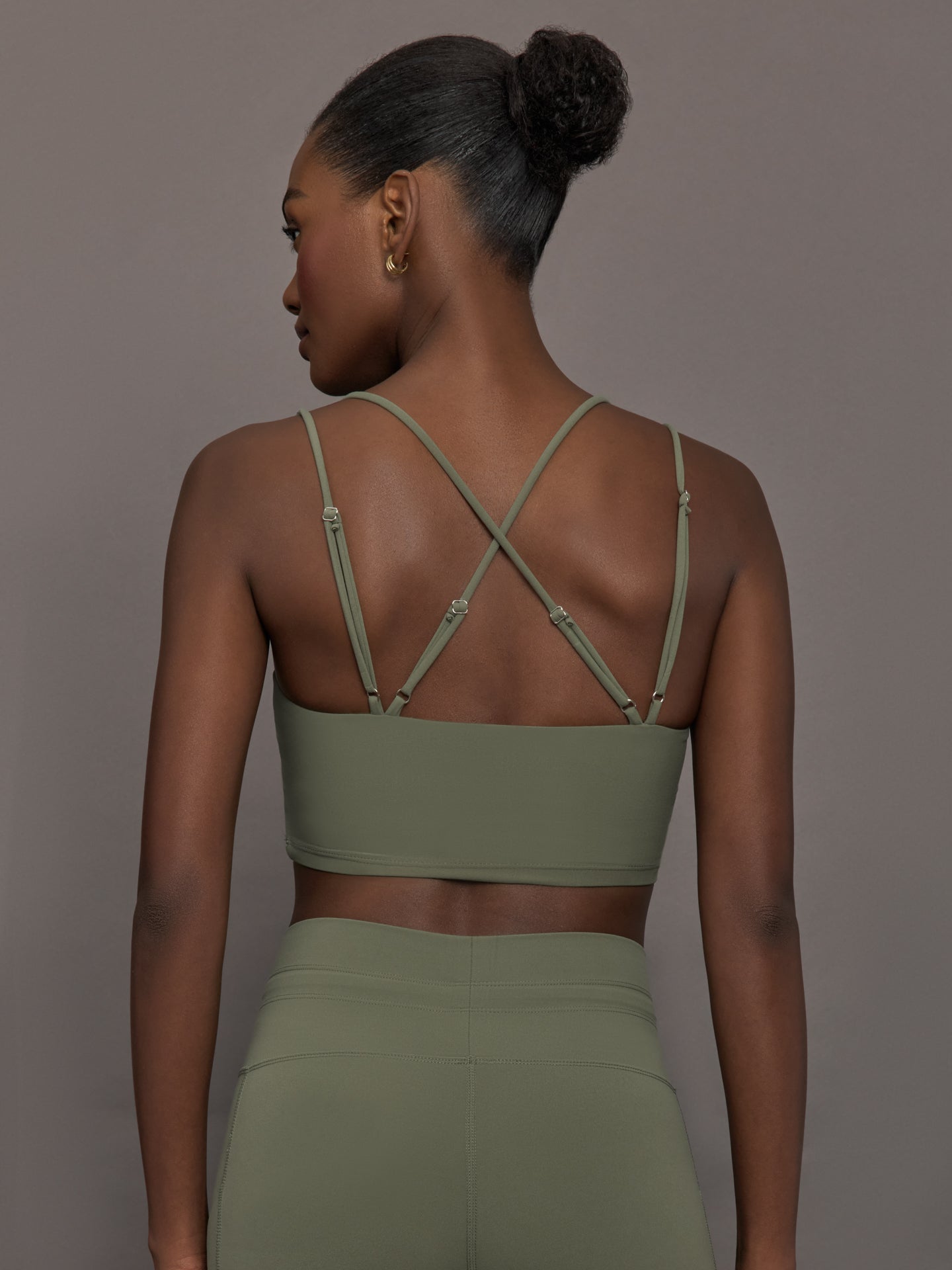 Strappy Bra in Melt | Moss