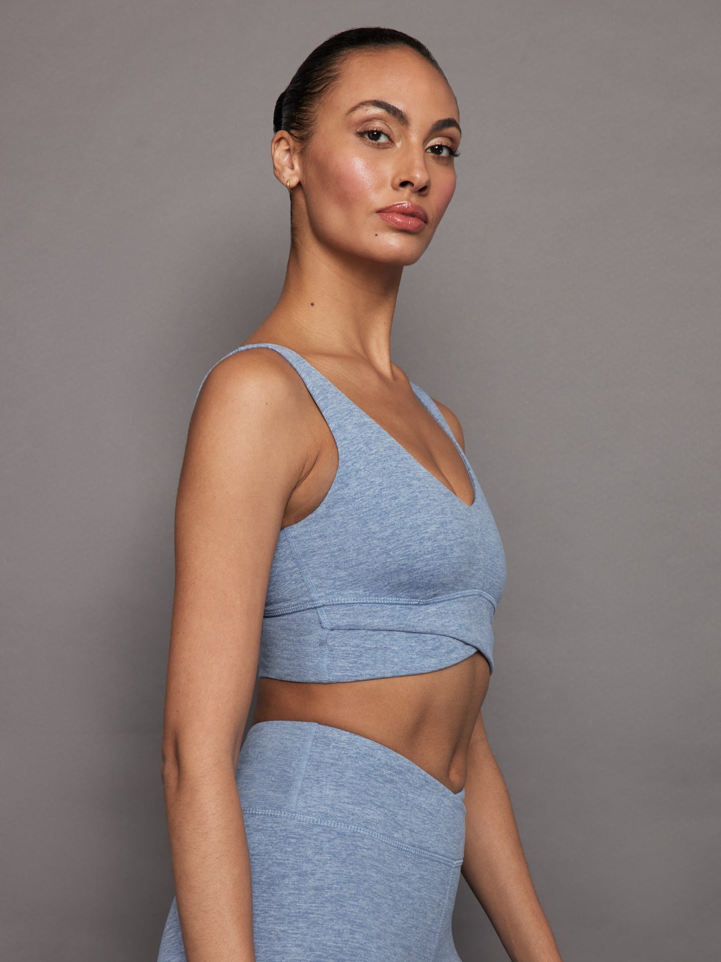 Wrap Bra in Heather Melt | Quiet Harbor