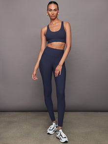 Carbon38 | Scoop Racerback Bra in Melt | Navy