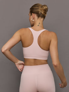 Racerback Bra in Ribbed Melt | Lotus