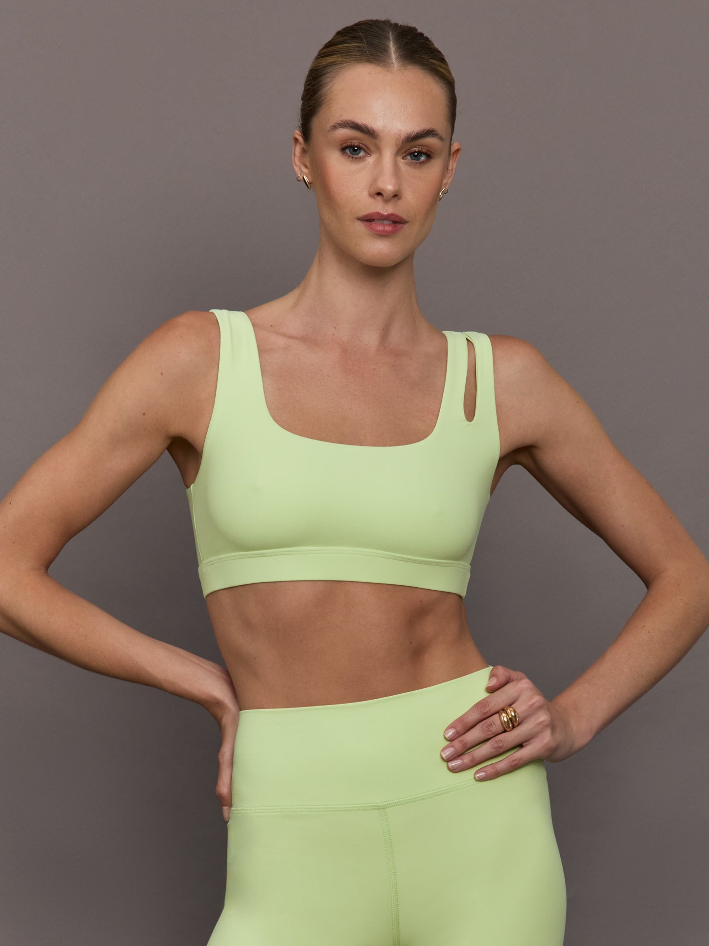 Cutout Bra in Melt | Matcha