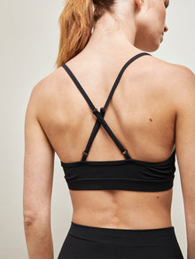 Crochet Melt Bra | Black