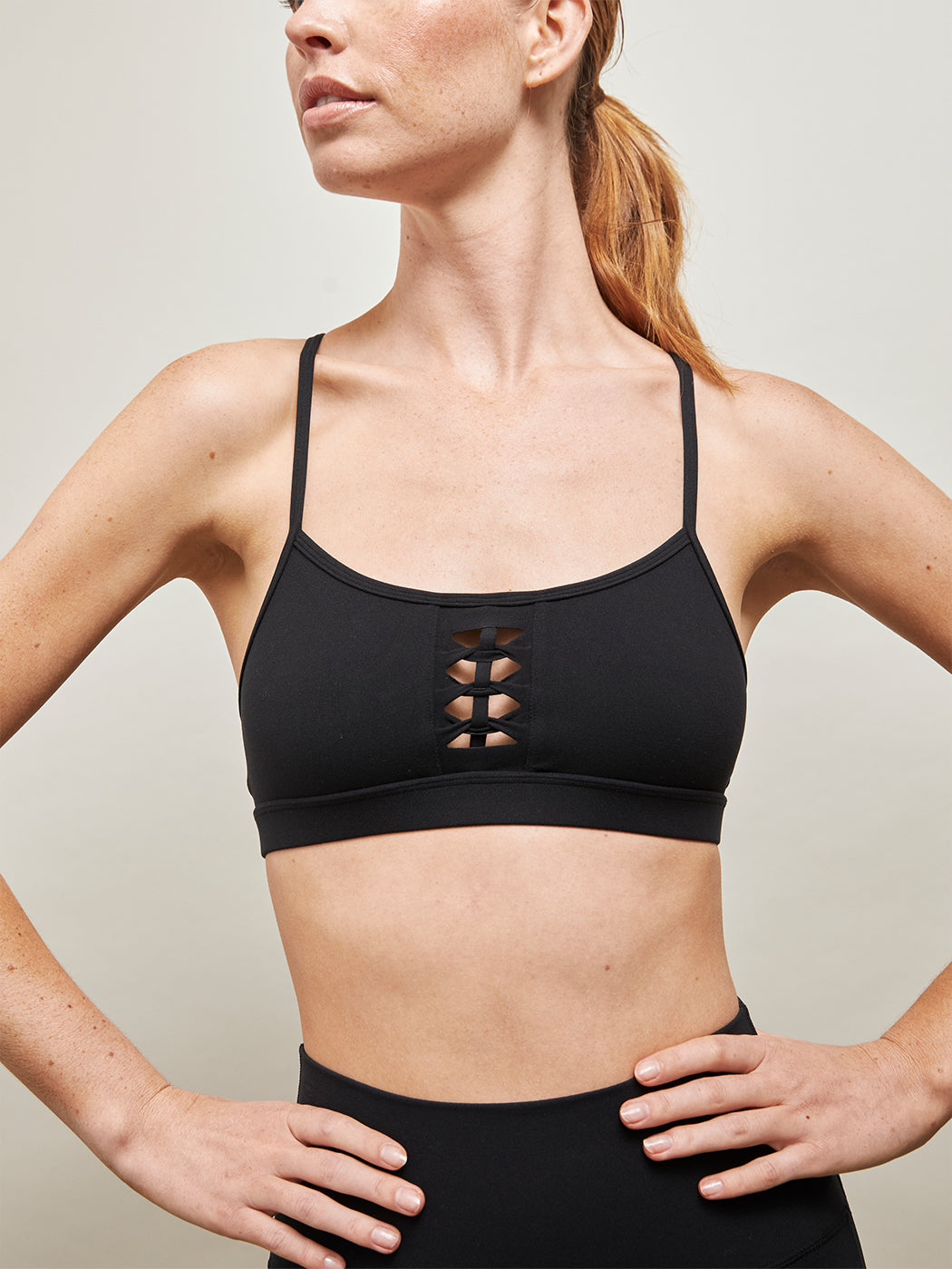 Crochet Melt Bra | Black