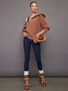 V-Neck Jumpsuit in Melt | Navy Blazer
