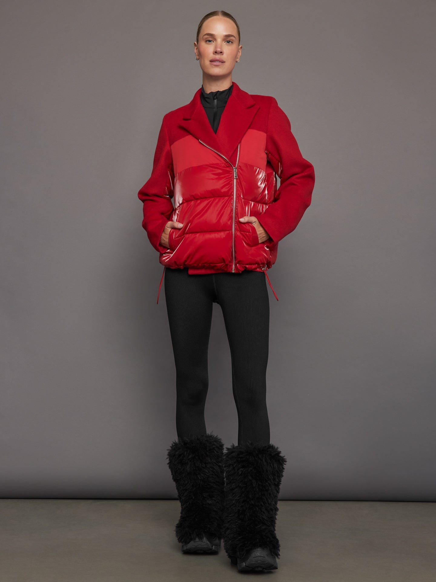 Blazer Puffer | Haute Red
