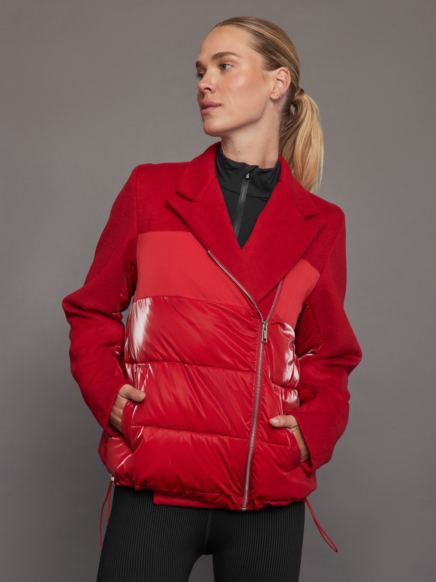 Blazer Puffer | Haute Red