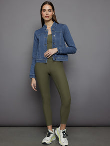 Carbon38 | Tailored Denim Jacket | Medium Wash