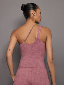 One Shoulder Convertible Tank in Heather Melt | Hawthorn Rose Heather