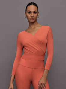 Cross Over Sweater | Burnt Sienna