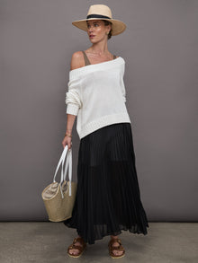 Carbon38 | Slouchy Knit Sweater | Off White