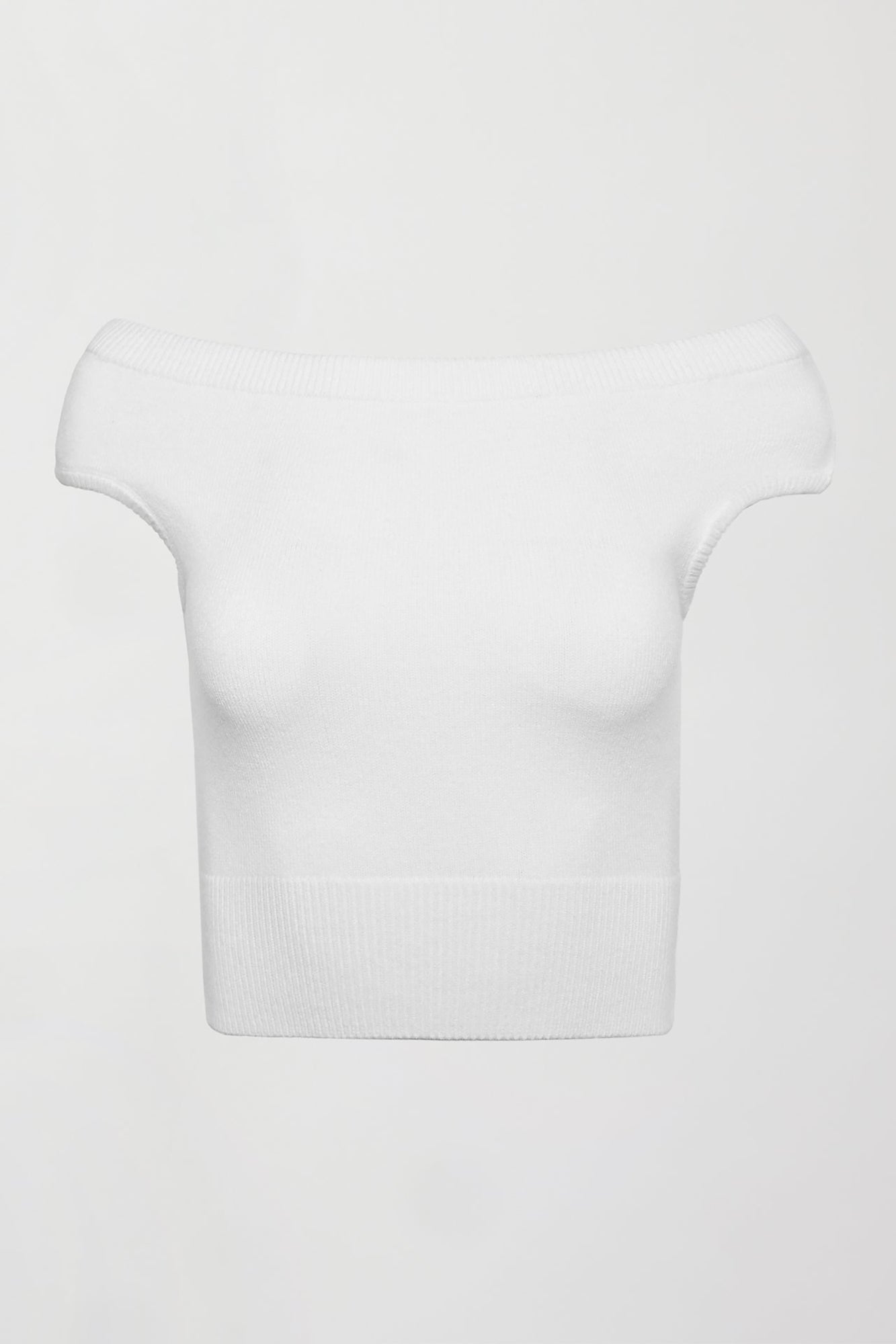 Carbon38 | Short Sleeve Sweater | White
