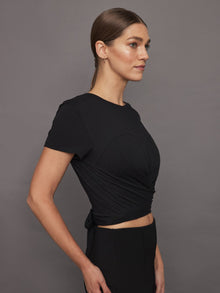 Carbon38 | Cap Sleeve Top | Black