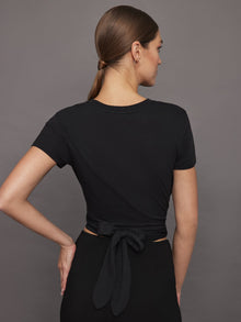 Carbon38 | Cap Sleeve Top | Black