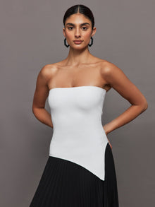 Carbon38 | Asymmetrical Sweater Top | Ivory