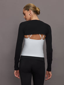 Carbon38 | Sweater Shrug | Black