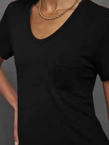 Short Sleeve Pocket Tee | Black