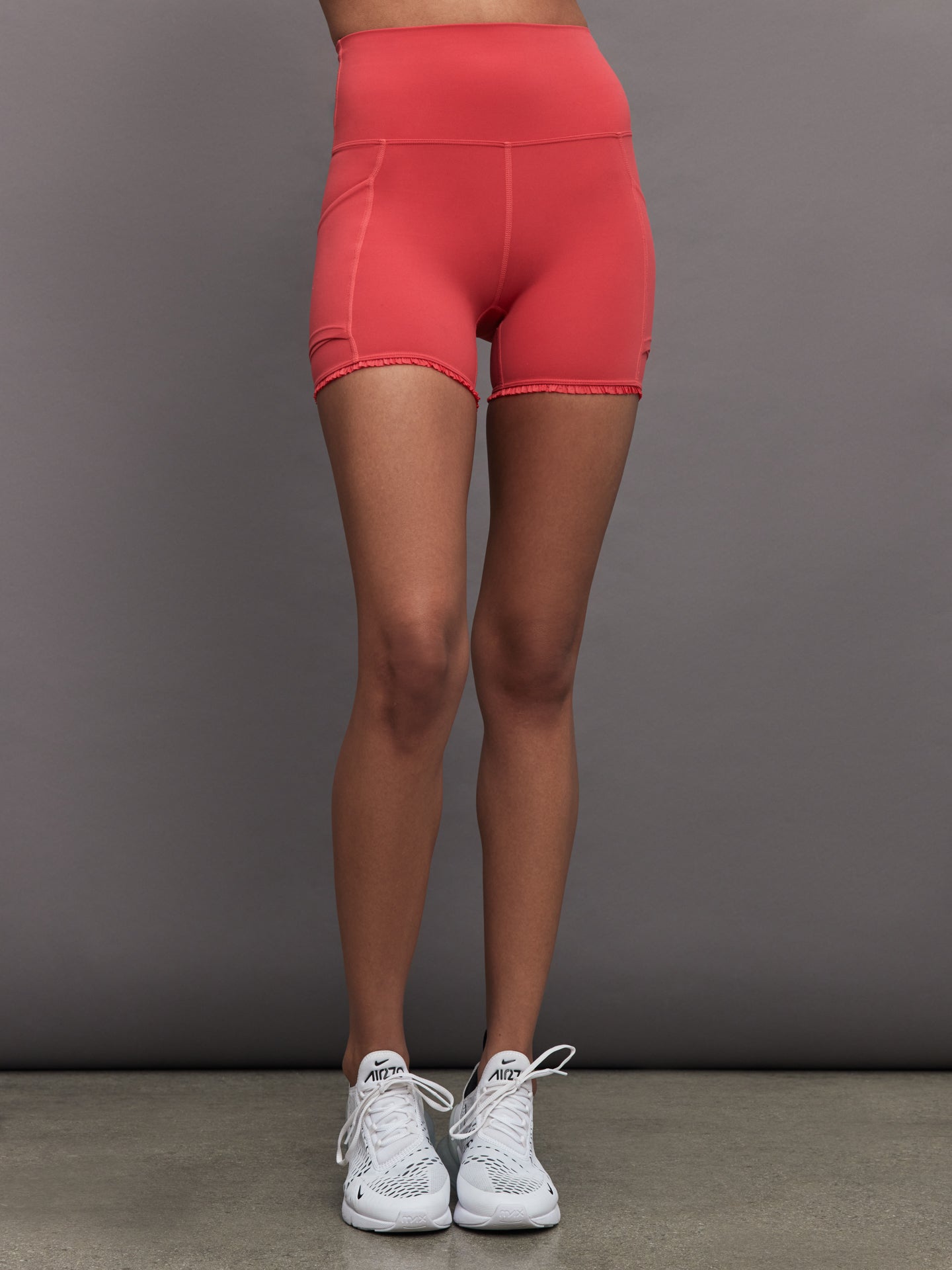 Carbon38 | Pleated Tennis Ball Shortie in Melt | Tomato