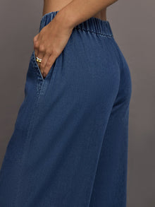 Chambray Pant | Medium Wash