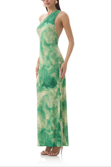 Carlotta Dress | Green Snake
