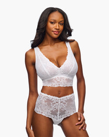White Bralette - Carmela Curvy Bralette