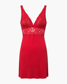 Red Chemise - Carmela Modal Slip
