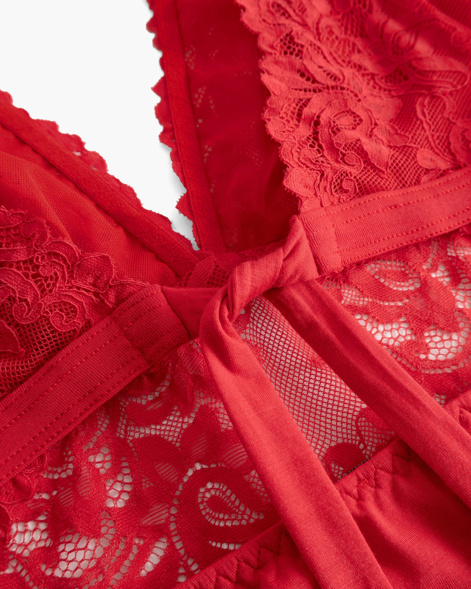 Red Chemise - Carmela Modal Slip