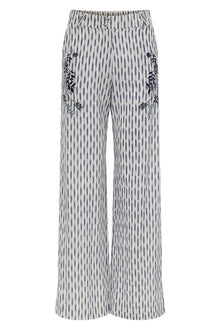 Lapis Pants | Ikat Blue